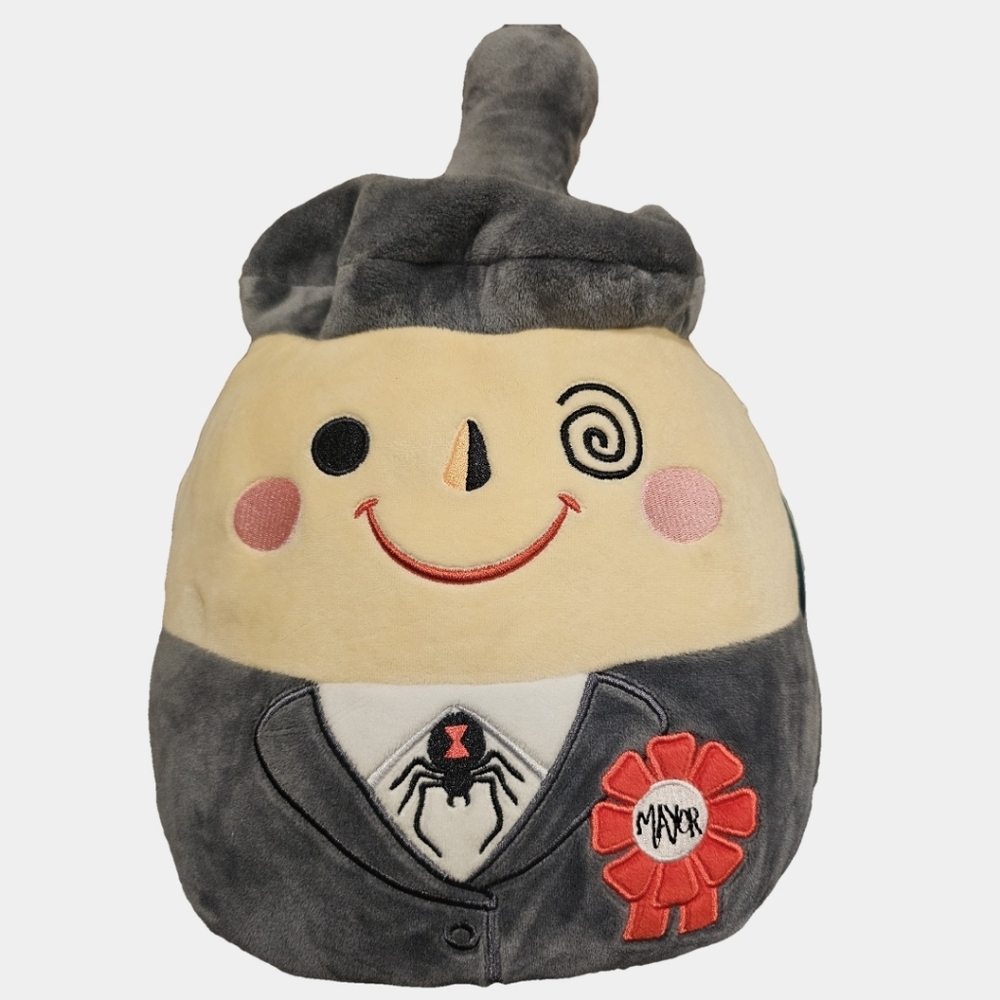 Squishmallows Disney Nightmare Before Christmas Mayor Double Sided Plush Toy NWT